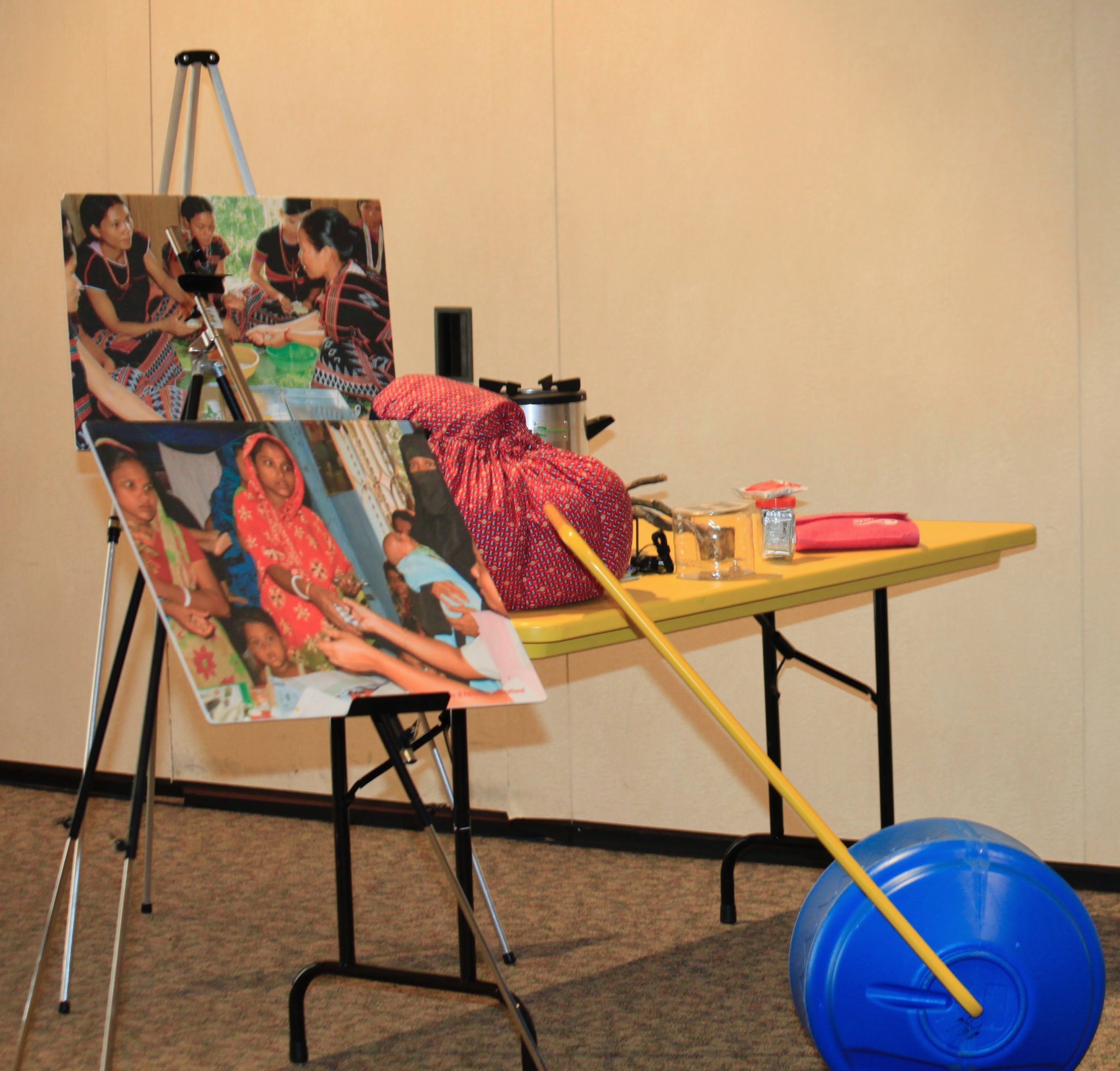 Items on display at Betsy Teutsch's presentation