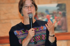 Eco-activist Betsy Teutsch discussing topics related to her book at Temple Israel & JCC in Ridgewood