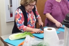 Judy Baslaw gets busy in the kitchen