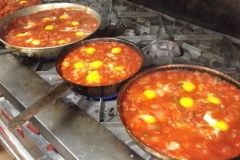 Shakshukah is almost ready to eat!