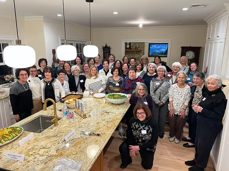 Meeting of the Temple Israel of Ridgewood New Jersey Sisterhood - members of the Women’s League for Conservative Judaism
